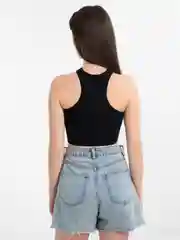 Черный топ женский