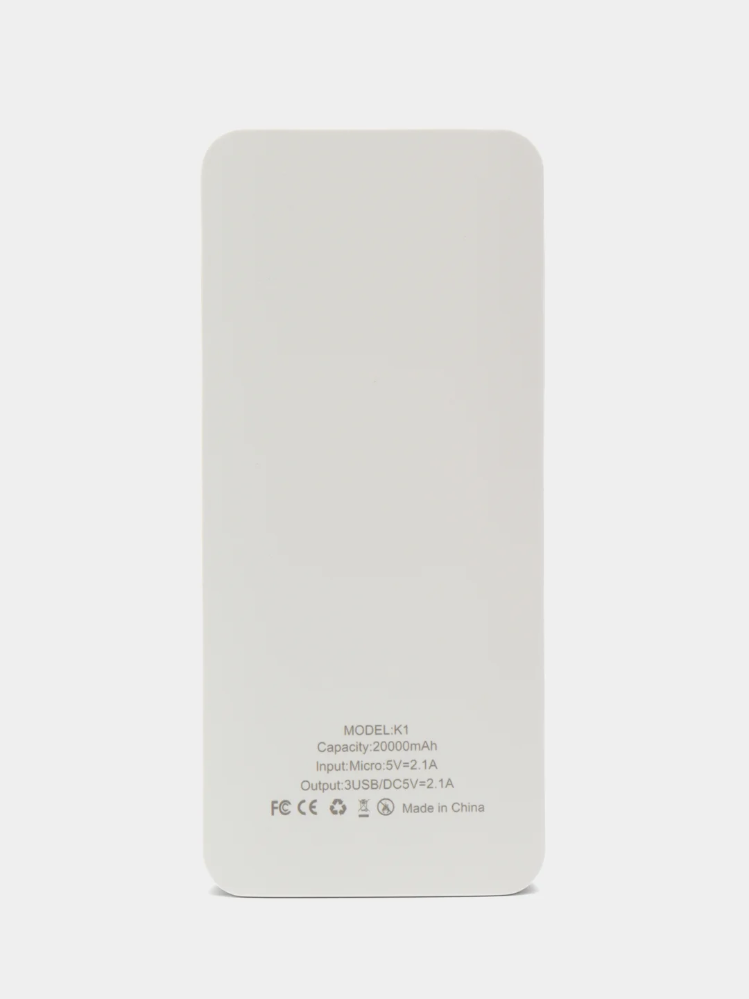Портативный аккумулятор PowerBank (Повербанк), 20000 mah