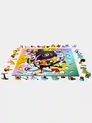 Деревянный фигурный пазл Active Puzzles "Красочный Кандинский", 40х40 см, 488 деталей
