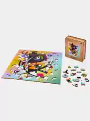 Деревянный фигурный пазл Active Puzzles "Красочный Кандинский", 40х40 см, 488 деталей