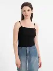 Черный топ женский