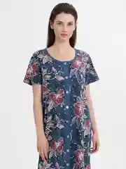 Бирюзовый халат NS 4584