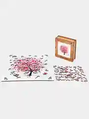 Деревянный фигурный пазл Active Puzzles "Дерево любви", 40х40 см, 450 деталей