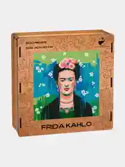 Деревянный фигурный пазл Active Puzzles "Фрида Кало", 40х40 см, 500 деталей
