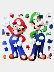 Деревянный фигурный пазл Active Puzzles "Марио и Луиджи",27х29 см, 80 деталей