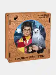 Деревянный фигурный пазл Active Puzzles "Гарри Поттер",21х22 см, 100 деталей