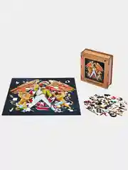 Деревянный фигурный пазл Active Puzzles "Фредди Меркьюри", 40х40 см, 450 деталей