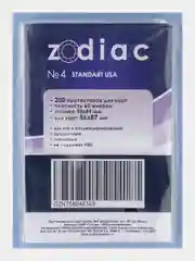 Протекторы для карт Zodiac №4 прозрачные, 56 x 87 мм 200шт