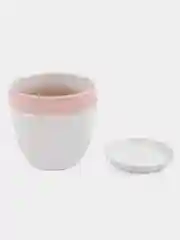 Набор горшков-кашпо, керамика Невеста розовая, из 4-х штук, 0,4, 1, 2,5, 5 л, Белоруссия