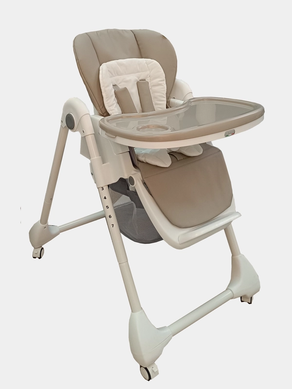 Детский стульчик для кормления BellaBaby B-003S, серый