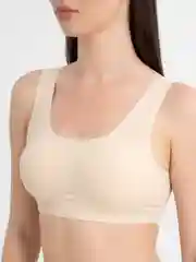 Бежевый топ бесшовный