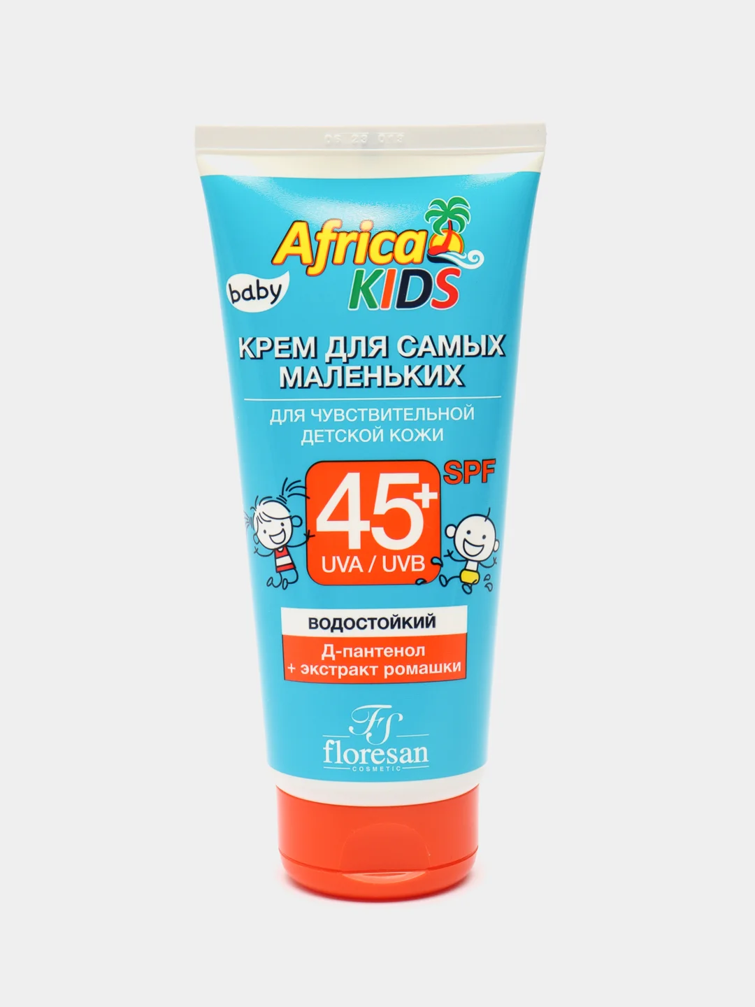 Голубой крем для детей/Защита от солнца/спф/spf/Лето/ Пляж/Водостойкий