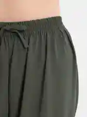 Зеленый женские брюки легкие широкие