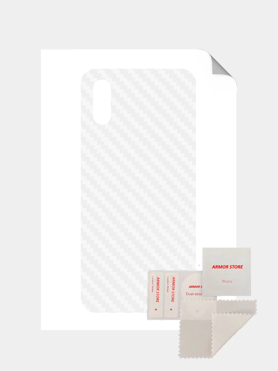 Прозрачный защитная пленка для Xiaomi Redmi 9A под карбон на заднюю часть,под кожу на зад, назад