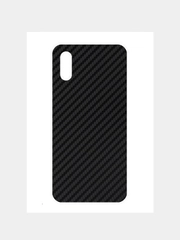 Защитная пленка для Xiaomi Redmi 9A под карбон на заднюю часть,под кожу на зад, назад