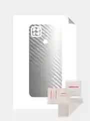 Серебряный защитная пленка для Xiaomi Redmi 9C под карбон на заднюю часть,под кожу на зад, назад, 9 C