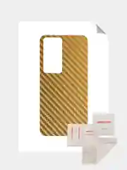Золотой защитная пленка для Xiaomi Redmi 10 под карбон на заднюю часть,под кожу на зад, назад 2022