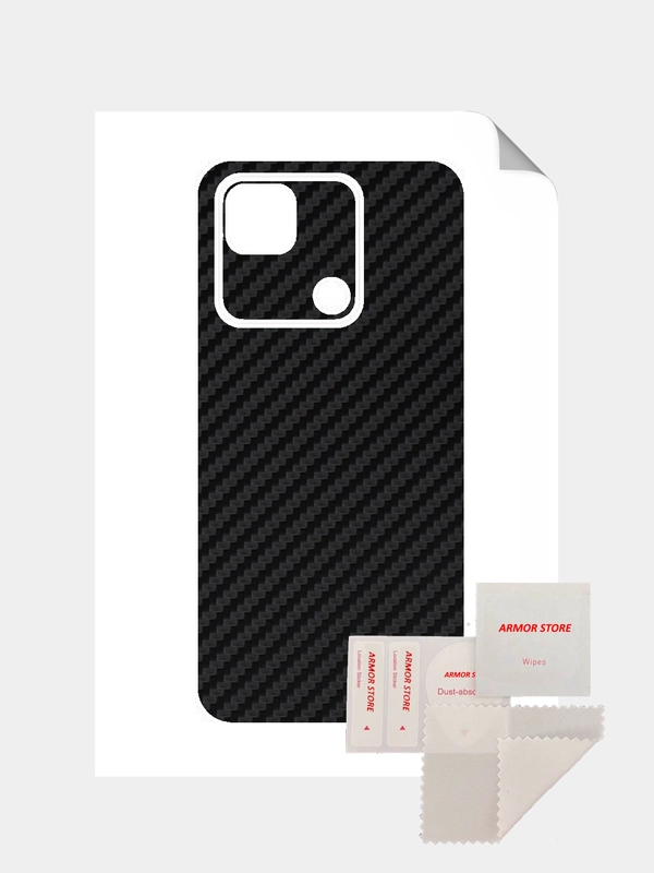 Защитная пленка для Xiaomi Redmi 10A под карбон на заднюю часть,под кожу на зад,назад 10 A