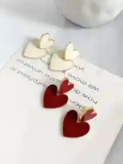Серьги женские сердечки