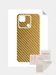 Золотой защитная пленка для Xiaomi Redmi 10A под карбон на заднюю часть,под кожу на зад,назад 10 A