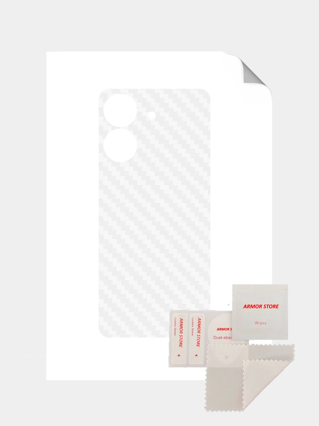 Прозрачный защитная пленка для Xiaomi Redmi 13C под карбон на заднюю часть,под кожу на зад,назад 13 C