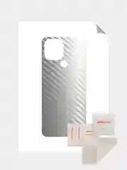 Серебряный защитная пленка для Xiaomi Redmi A1+ под карбон на заднюю часть,под кожу на зад,назад plus