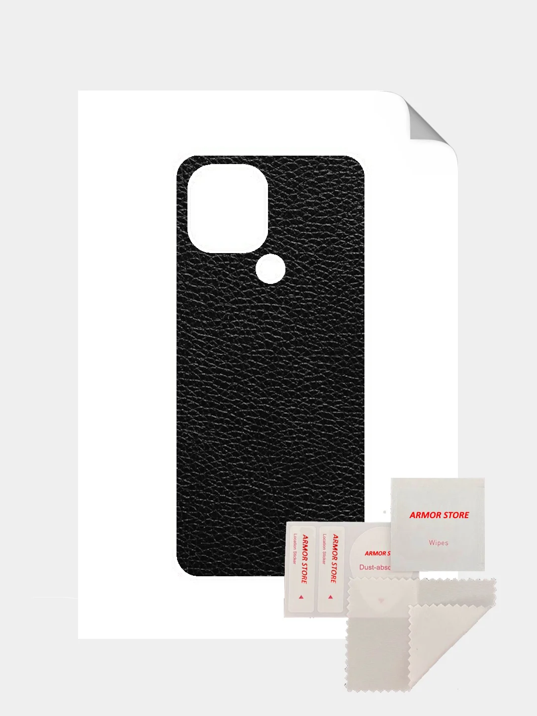 Угольный защитная пленка для Xiaomi Redmi A1+ под карбон на заднюю часть,под кожу на зад,назад plus