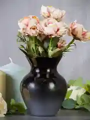 Серебряный ваза для цветов, стекло