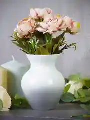 Белый ваза для цветов, стекло