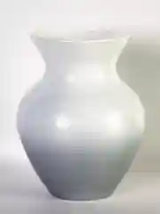 Белый ваза для цветов, стекло