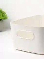 Белый ящик пластиковый для хранения в ванной Birdhouse, органайзер для косметики, набор 3 шт