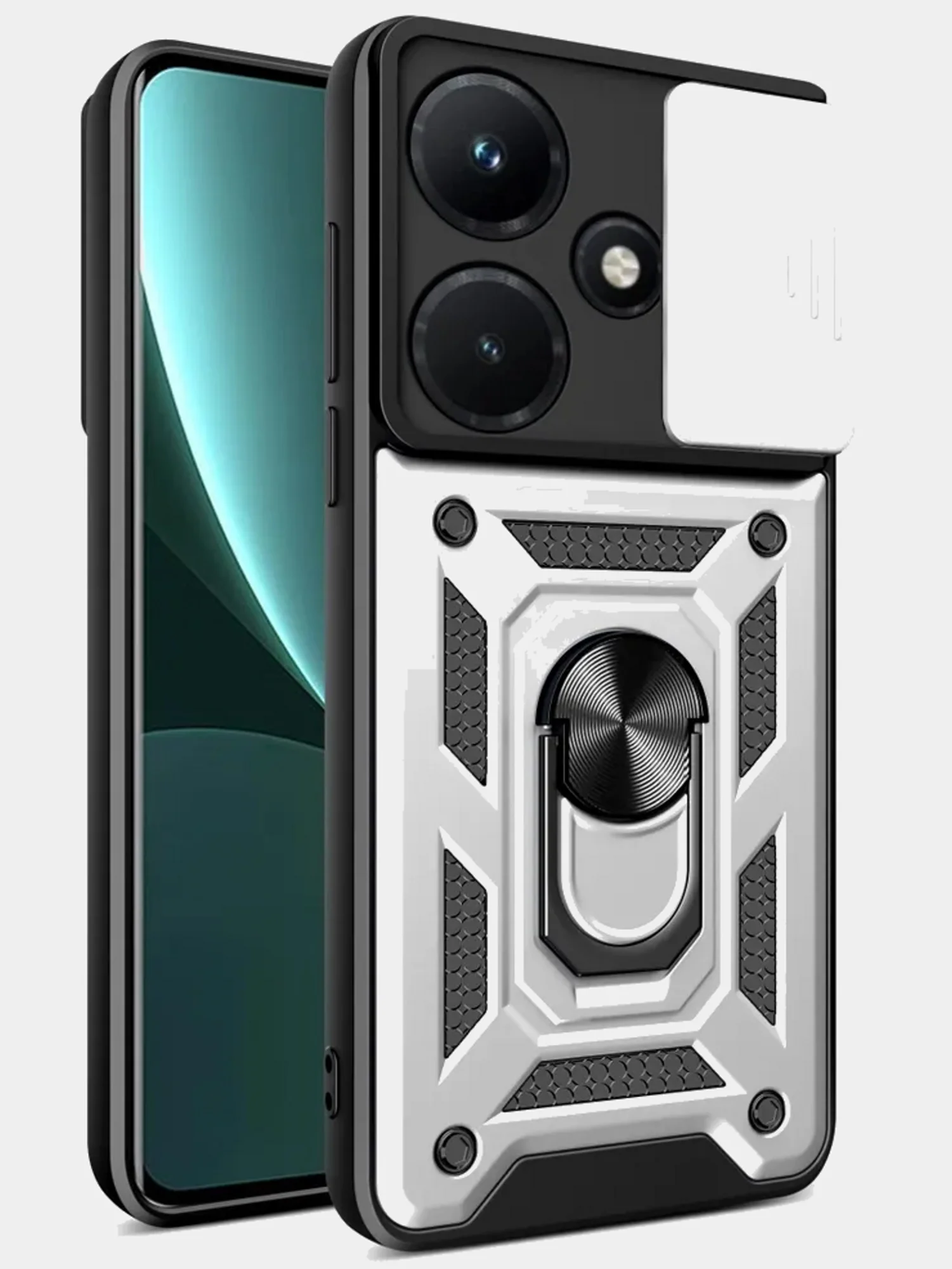 Чехол противоударный armors для Infinix Hot 30i / Инфиникс Хот 30i с защитой камеры
