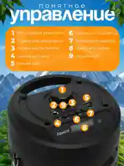Колонка ZQS 4239, Bluetooth, беспроводная, с микрофоном