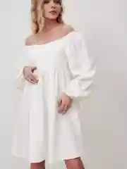 Белый платье классическое