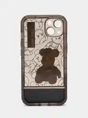 Коричневый чехол на айфон 13 / бампер для iPhone 11 / 14 12 Pro Max 13 про макс XR X XS, силиконовый