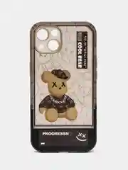 Коричневый чехол на айфон 13 / бампер для iPhone 11 / 14 12 Pro Max 13 про макс XR X XS, силиконовый