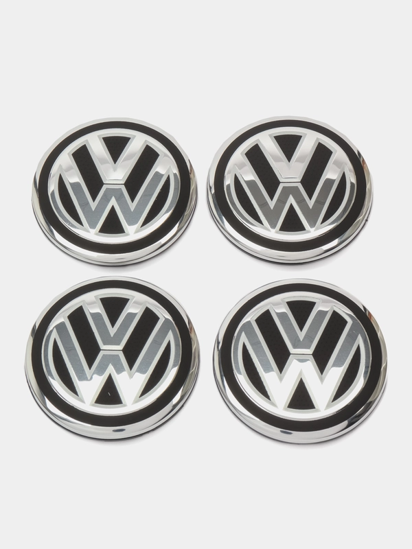 Колпачки заглушки на литые диски VW 65мм 5G0 601 171 4шт / Фольксваген / Volkswagen /