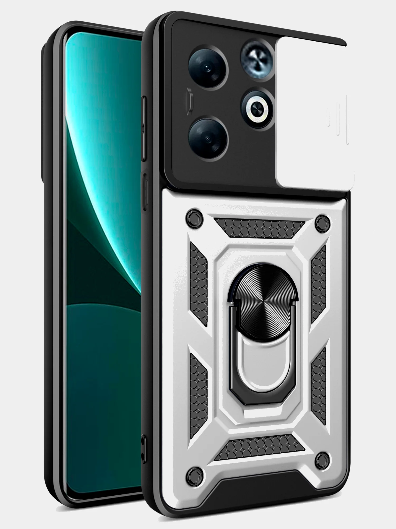 Чехол противоударный armors для Infinix Smart 8 Plus и Smart 8 Pro с защитой камеры