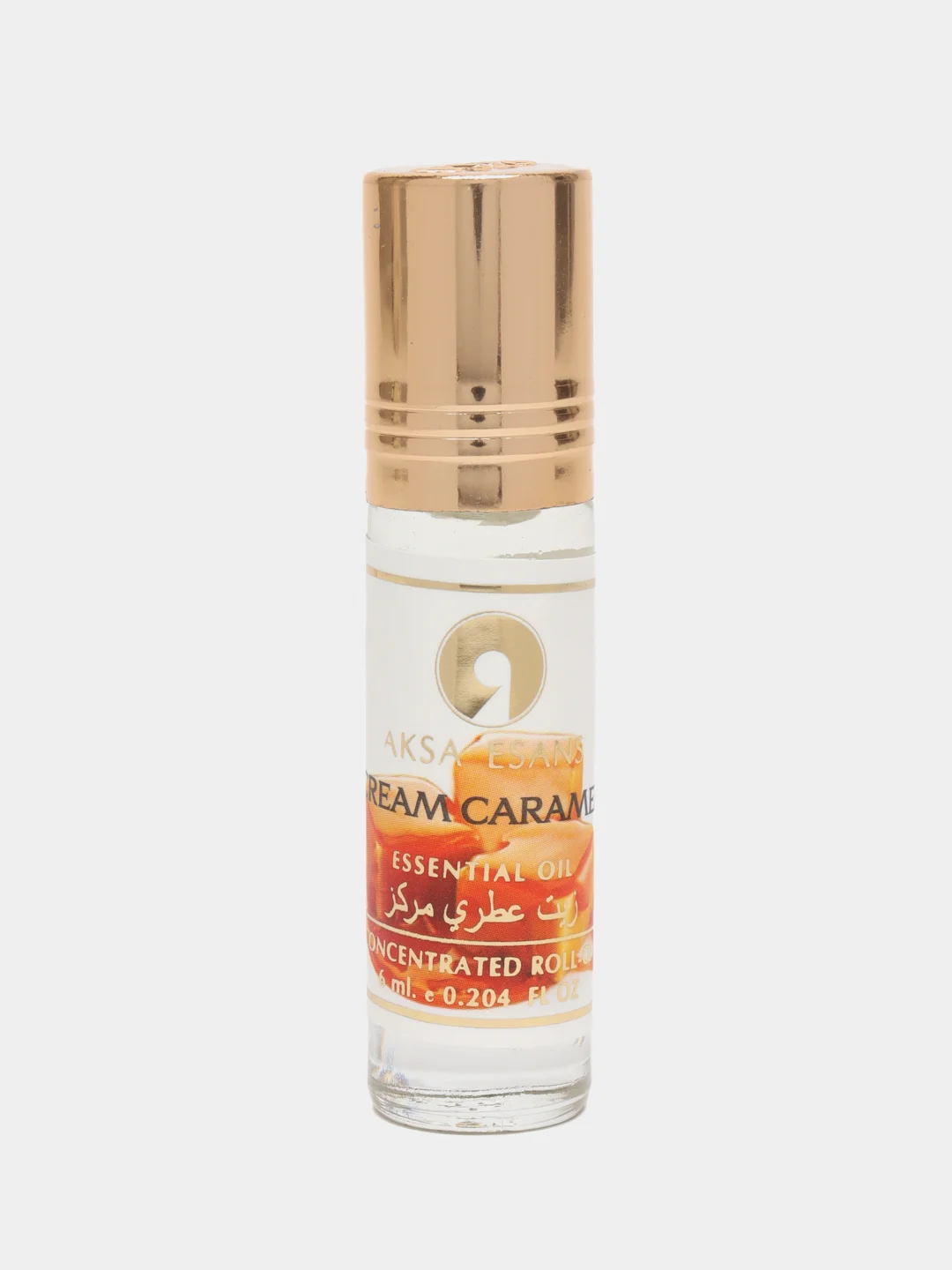 Масляные духи Aksa Esans Cream Caramel, роликовый флакон, 6 мл