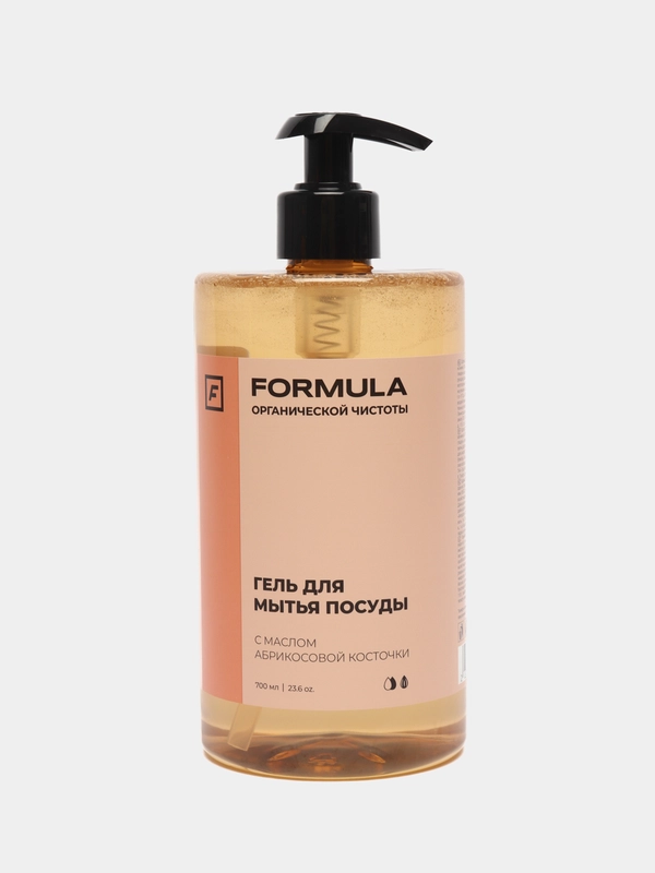 Средство для мытья посуды с маслом абрикосовой косточки F FORMULA, 700ml