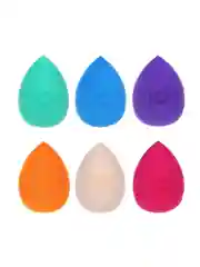 Спонж для нанесения тональной основы, латекс, 4,5x3/3,5 см, 3-6 цветов