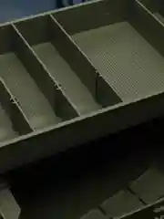 Ящик рыболовный однополочный, синий, с подъемной полкой