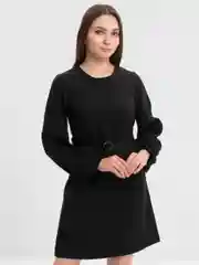 Черный платье классическое черное