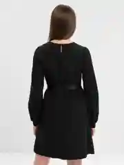 Черный платье классическое черное