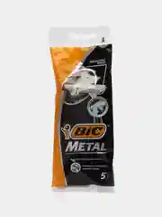 Одноразовый 1-лезвийный станок для бритья, 5 шт BIC METAL