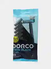 Станок для бритья одноразовый с 2 лезвиями, 6 шт DORCO TWIN BLADE