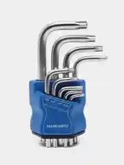 Набор ключей звездочка,TORX, Г-образных, T10-T50, 9шт, Набор имбусовых ключей TORX (ТОРКС)