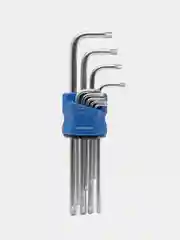 Набор ключей звездочка,TORX, Г-образных удлинённых ключей TORX (ТОРКС), T10-T50, 9шт