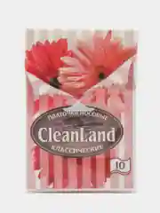 Платочки бумажные 2 слойные CleanLand, классические, 20х20см, 100 шт