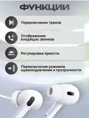 Белый беспроводные наушники AiPods Pro3 Z50, с экраном на кейсе